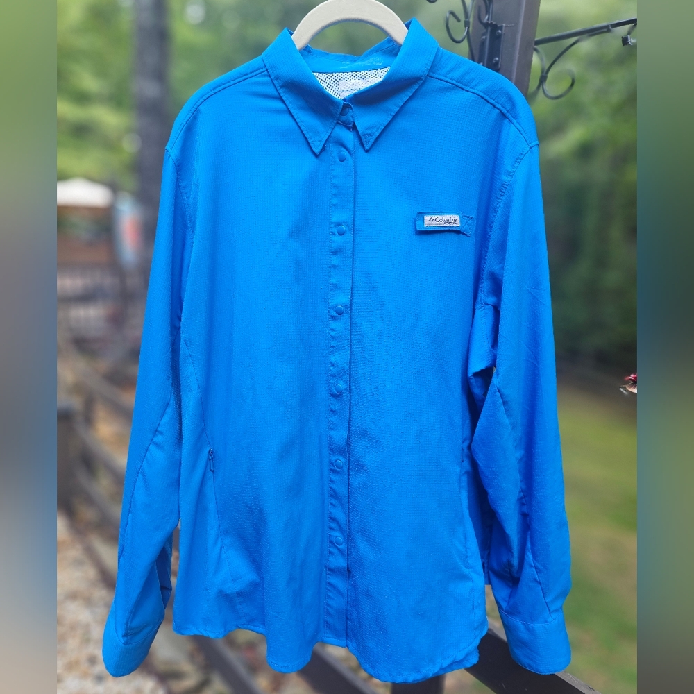 Womens Columbia Tamiami II Snap Front Long Sleeve Shirt